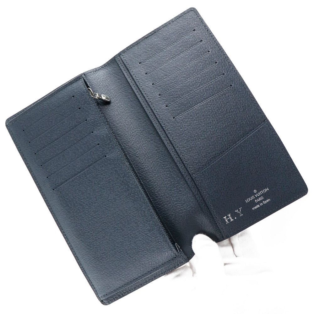 Louis Vuitton Brazza Navy Leather Wallet (Pre-Owned) Size ONE SIZE - 4 Thumbnail