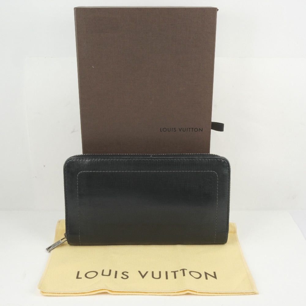 Louis Vuitton Zippy Organizer Black Leather Wallet (Pre-Owned) Size ONE SIZE - 7 Thumbnail