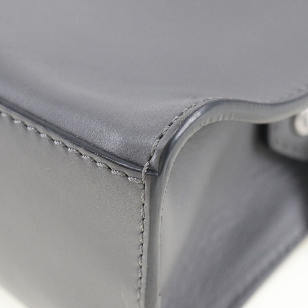 Fendi Messenger Grey Leather Shoulder Bag (Pre-Owned) Size ONE SIZE - 10 Thumbnail