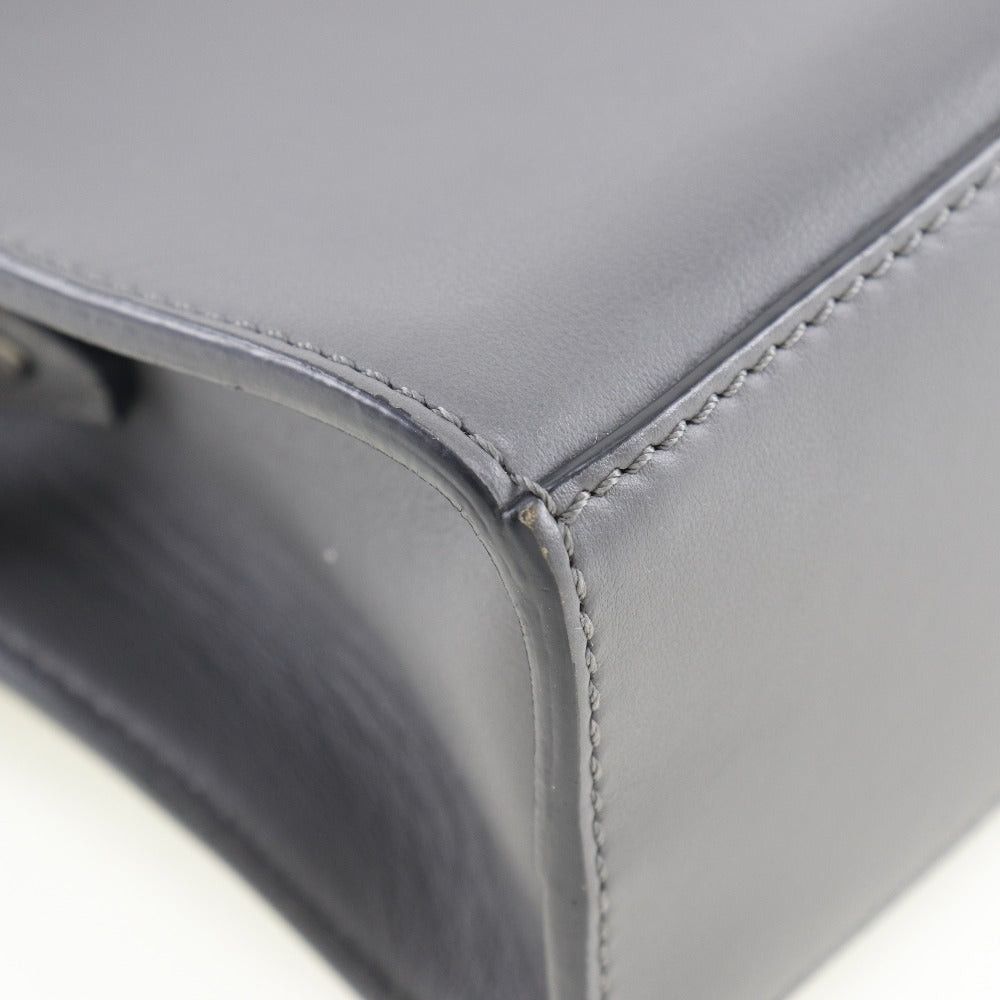 Fendi Messenger Grey Leather Shoulder Bag (Pre-Owned) Size ONE SIZE - 7 Thumbnail