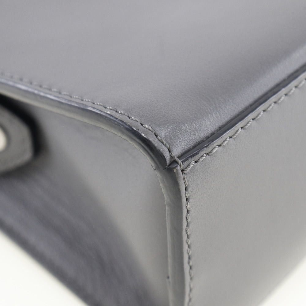 Fendi Messenger Grey Leather Shoulder Bag (Pre-Owned) Size ONE SIZE - 8 Thumbnail