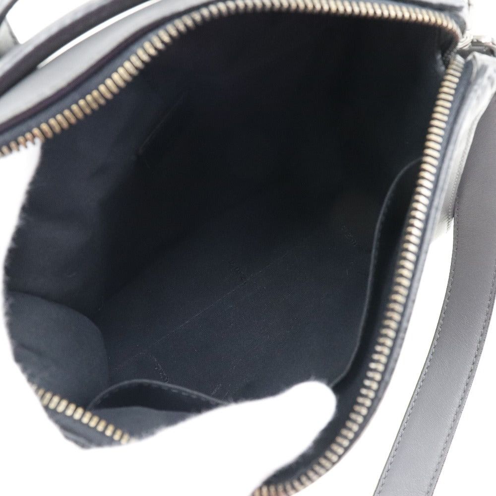 Fendi Messenger Grey Leather Shoulder Bag (Pre-Owned) Size ONE SIZE - 4 Thumbnail