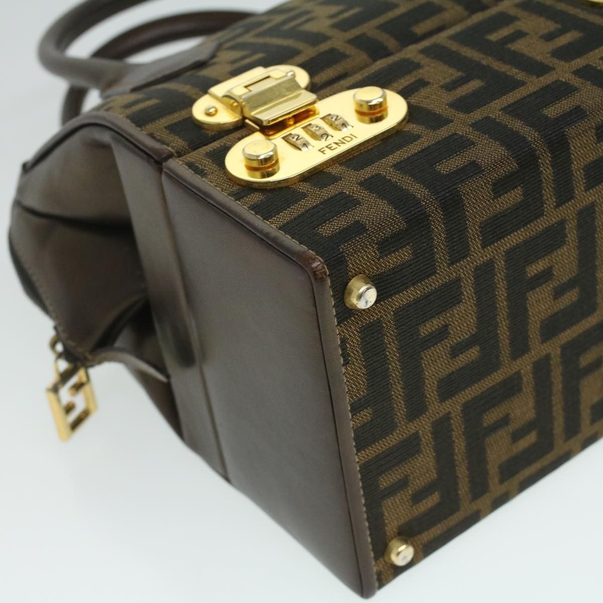 Fendi Zucca Brown Canvas Handbag (Pre-Owned) Size ONE SIZE - 11 Thumbnail