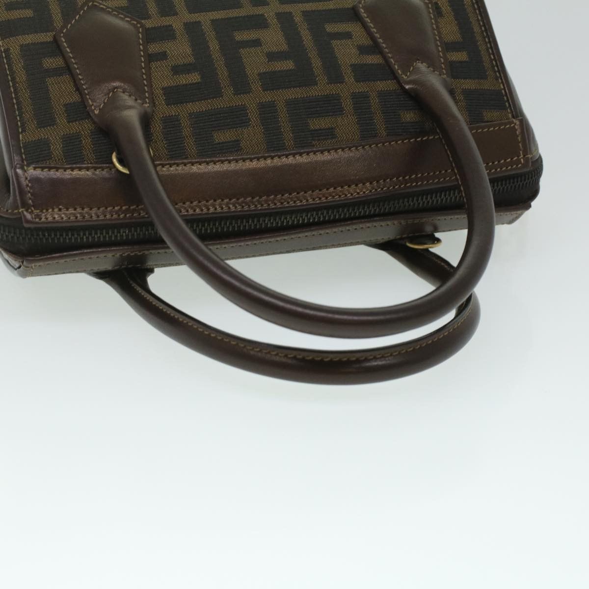 Fendi Zucca Brown Canvas Handbag (Pre-Owned) Size ONE SIZE - 9 Thumbnail