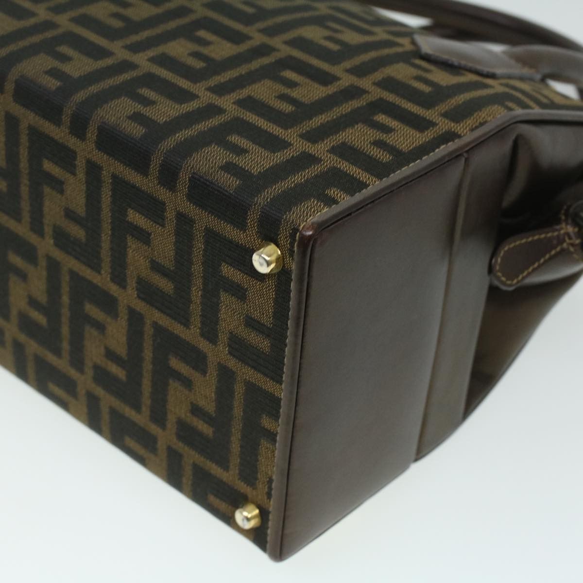 Fendi Zucca Brown Canvas Handbag (Pre-Owned) Size ONE SIZE - 12 Thumbnail