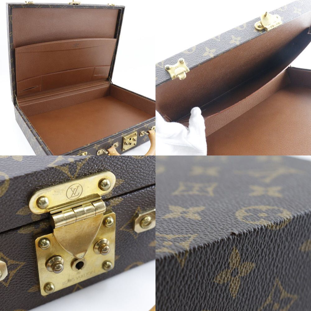 Louis Vuitton Brown Canvas Briefcase Bag (Pre-Owned) Size ONE SIZE - 5 Thumbnail