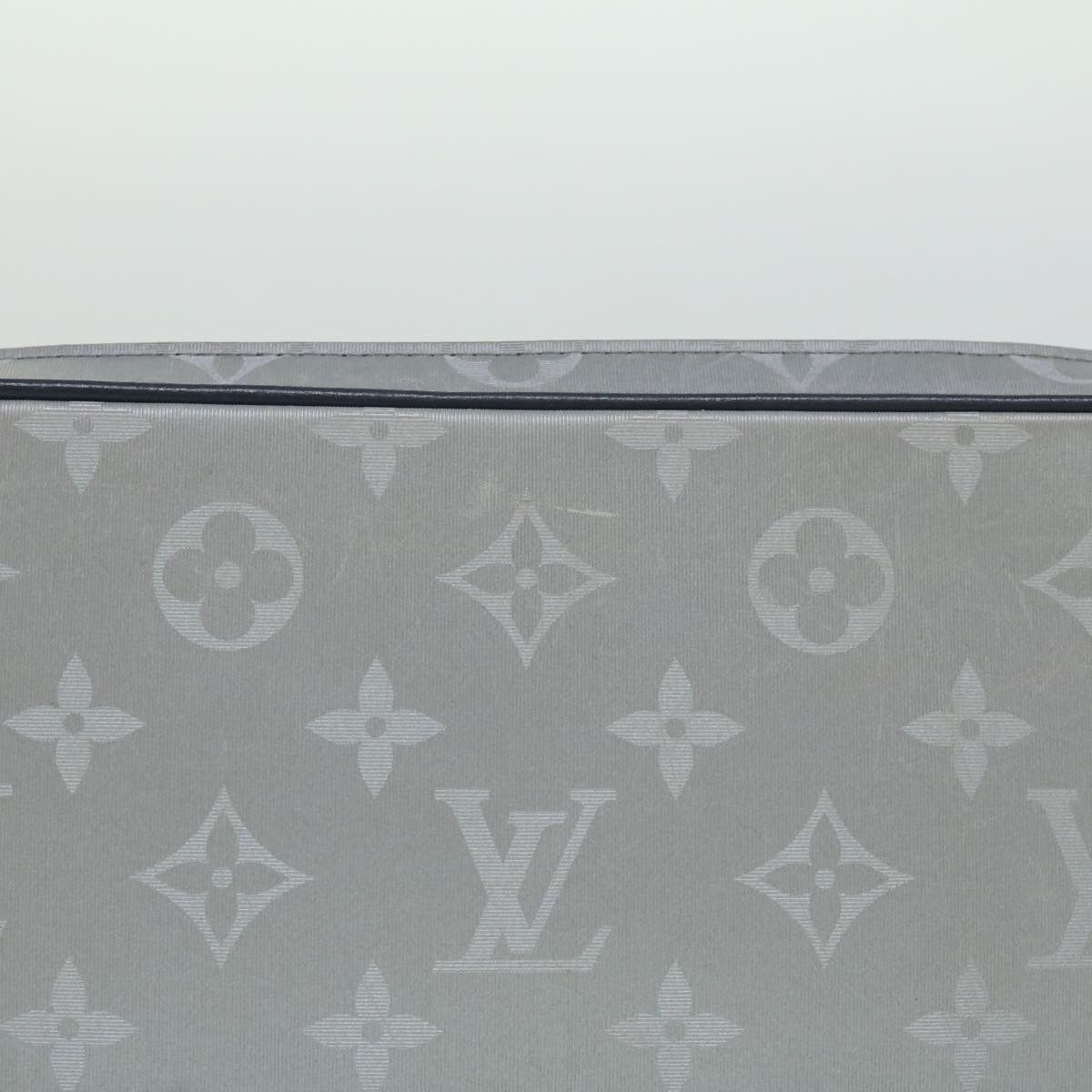 Louis Vuitton Alpha Silver Leather Clutch Bag (Pre-Owned) Size ONE SIZE - 5 Thumbnail