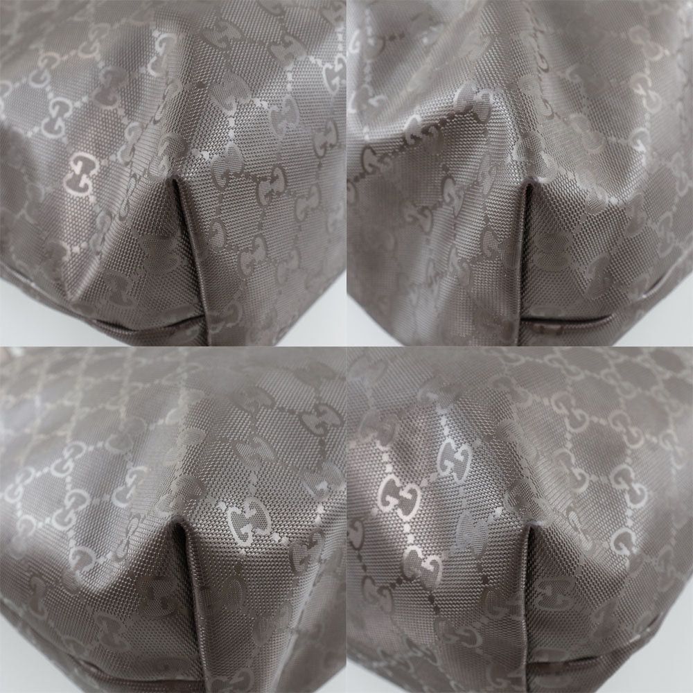 Gucci Gg Imprimé Brown Canvas Tote Bag (Pre-Owned) Size ONE SIZE - 7 Thumbnail