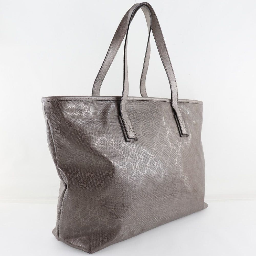 Gucci Gg Imprimé Brown Canvas Tote Bag (Pre-Owned) Size ONE SIZE - 5 Thumbnail