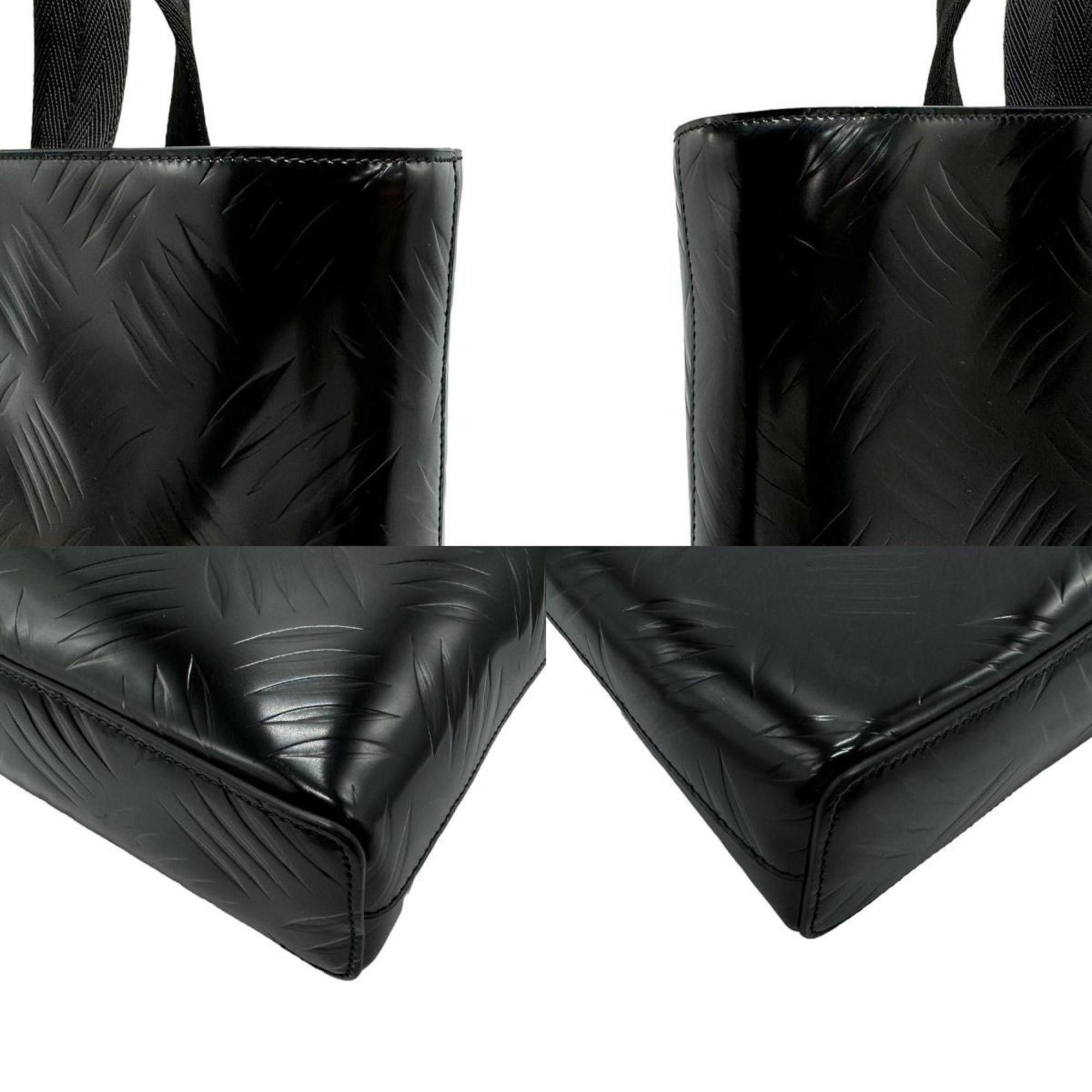 Prada PRADA handbag coated leather black men's n0268 Size ONE SIZE - 3 Thumbnail