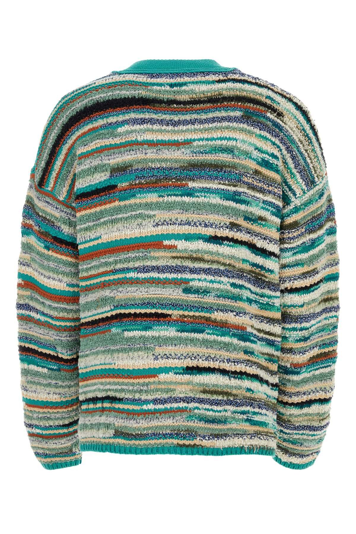 Alanui Embroidered Cotton Blend Madurai Cardigan Size US M / EU 48-50 / 2 - 2 Thumbnail