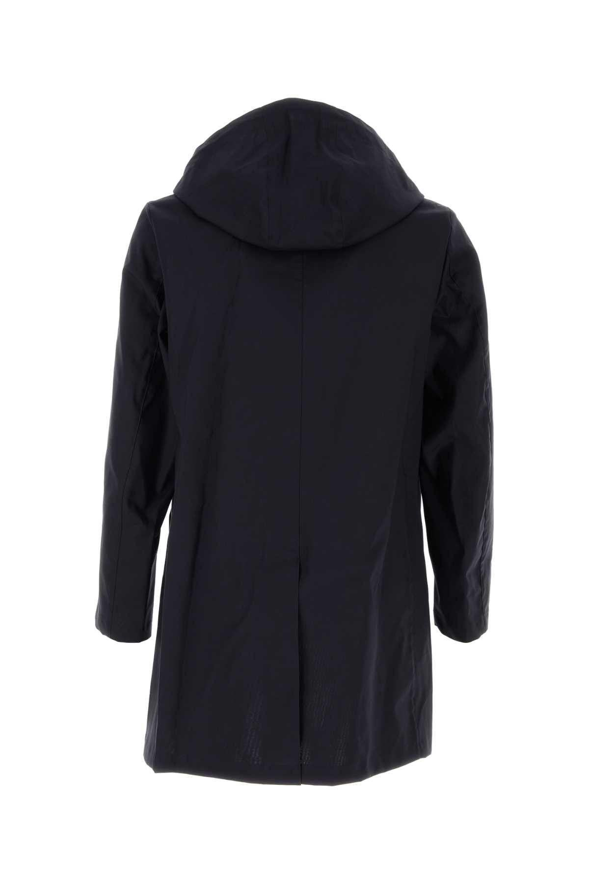 Mackintosh Navy Blue Cotton Cambridge Raincoat Size US XS / EU 42 / 0 - 2 Thumbnail