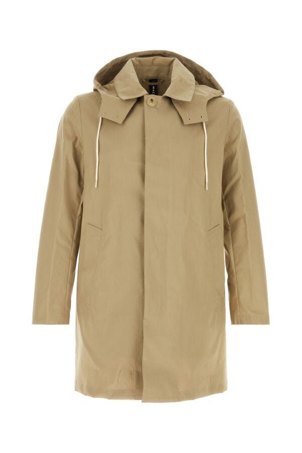 Mackintosh Beige Cotton Cambridge Raincoat Size US XS / EU 42 / 0 - 3 Thumbnail