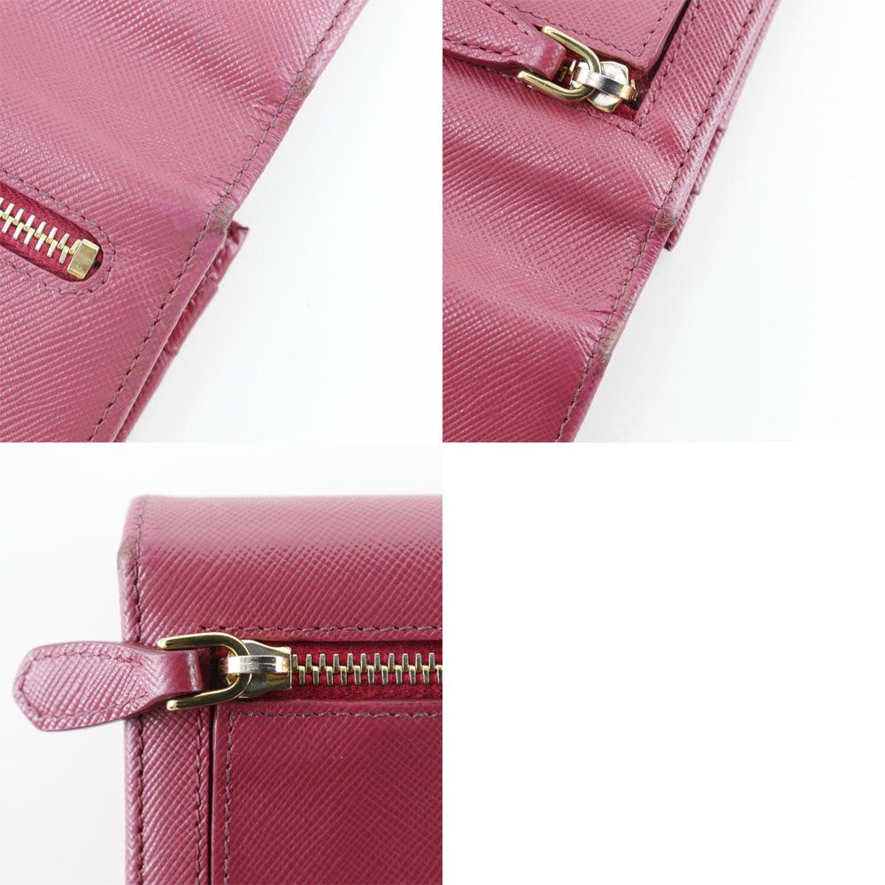 Prada Ribbon Pink Leather Wallet (Pre-Owned) Size ONE SIZE - 6 Thumbnail