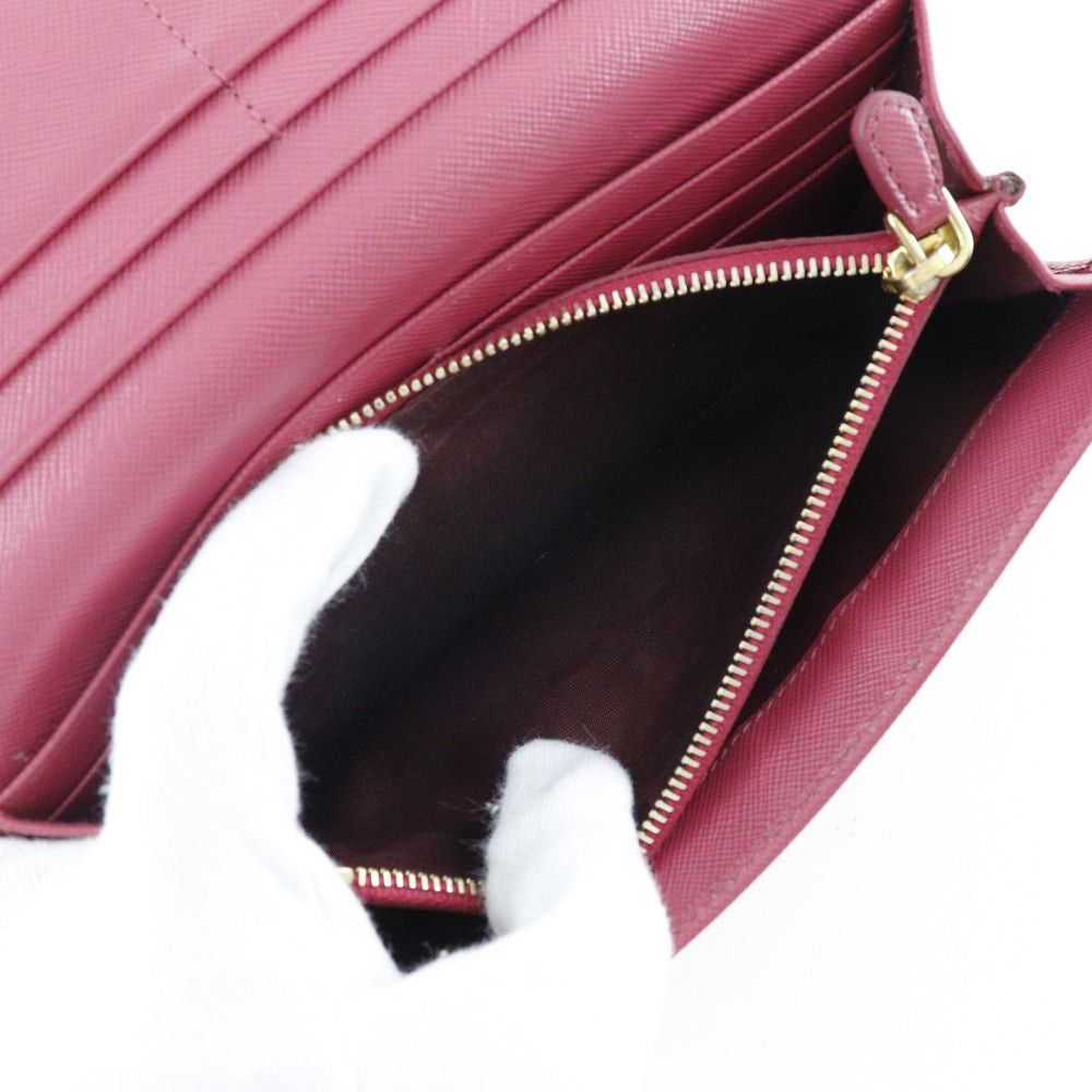 Prada Ribbon Pink Leather Wallet (Pre-Owned) Size ONE SIZE - 4 Thumbnail