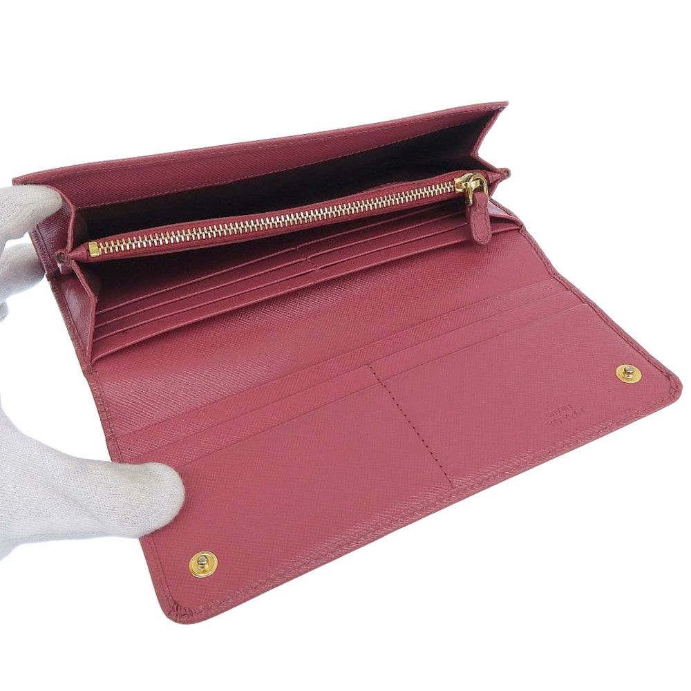 Prada Ribbon Pink Leather Wallet (Pre-Owned) Size ONE SIZE - 3 Thumbnail