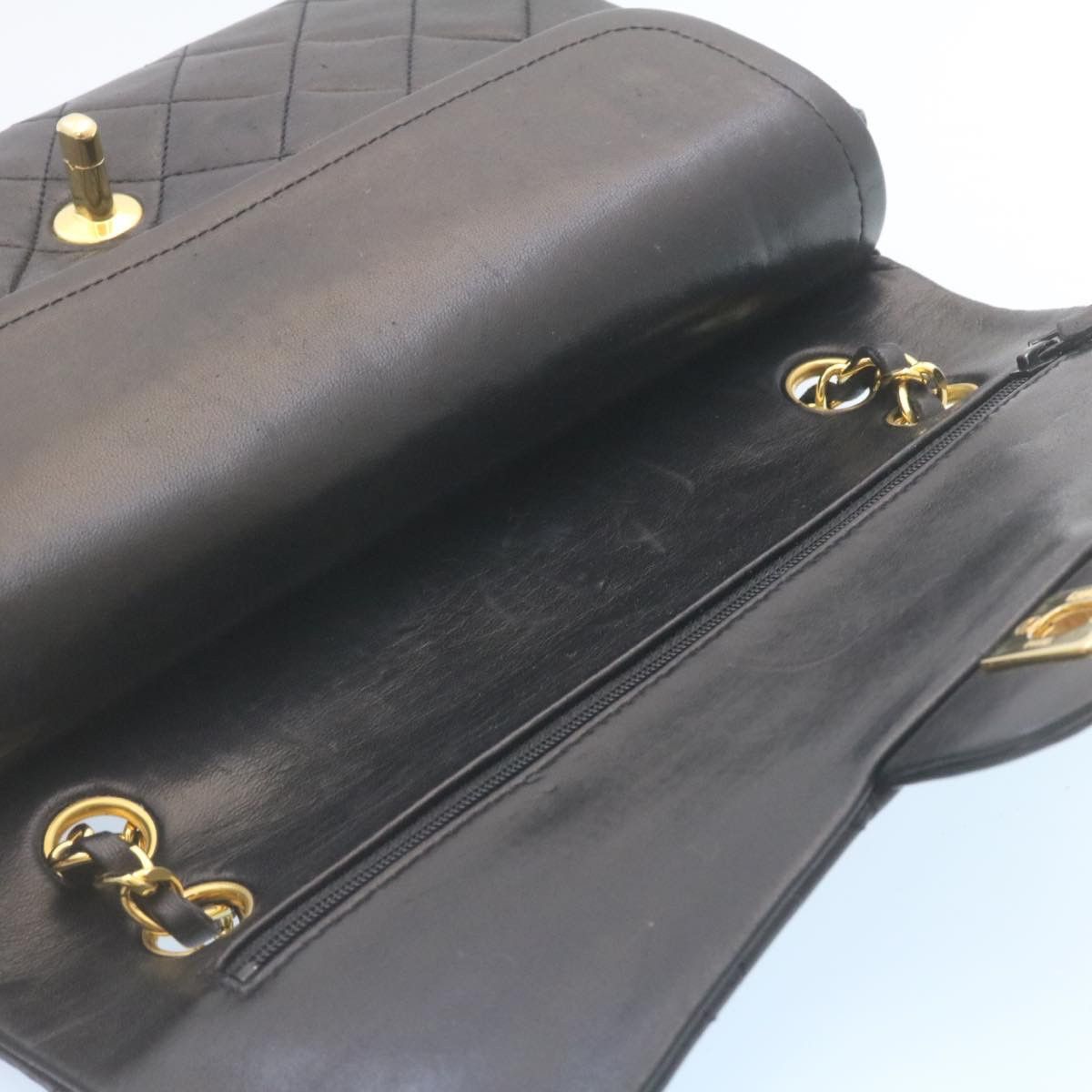 Chanel Timeless Black Leather Shoulder Bag (Pre-Owned) Size ONE SIZE - 6 Thumbnail