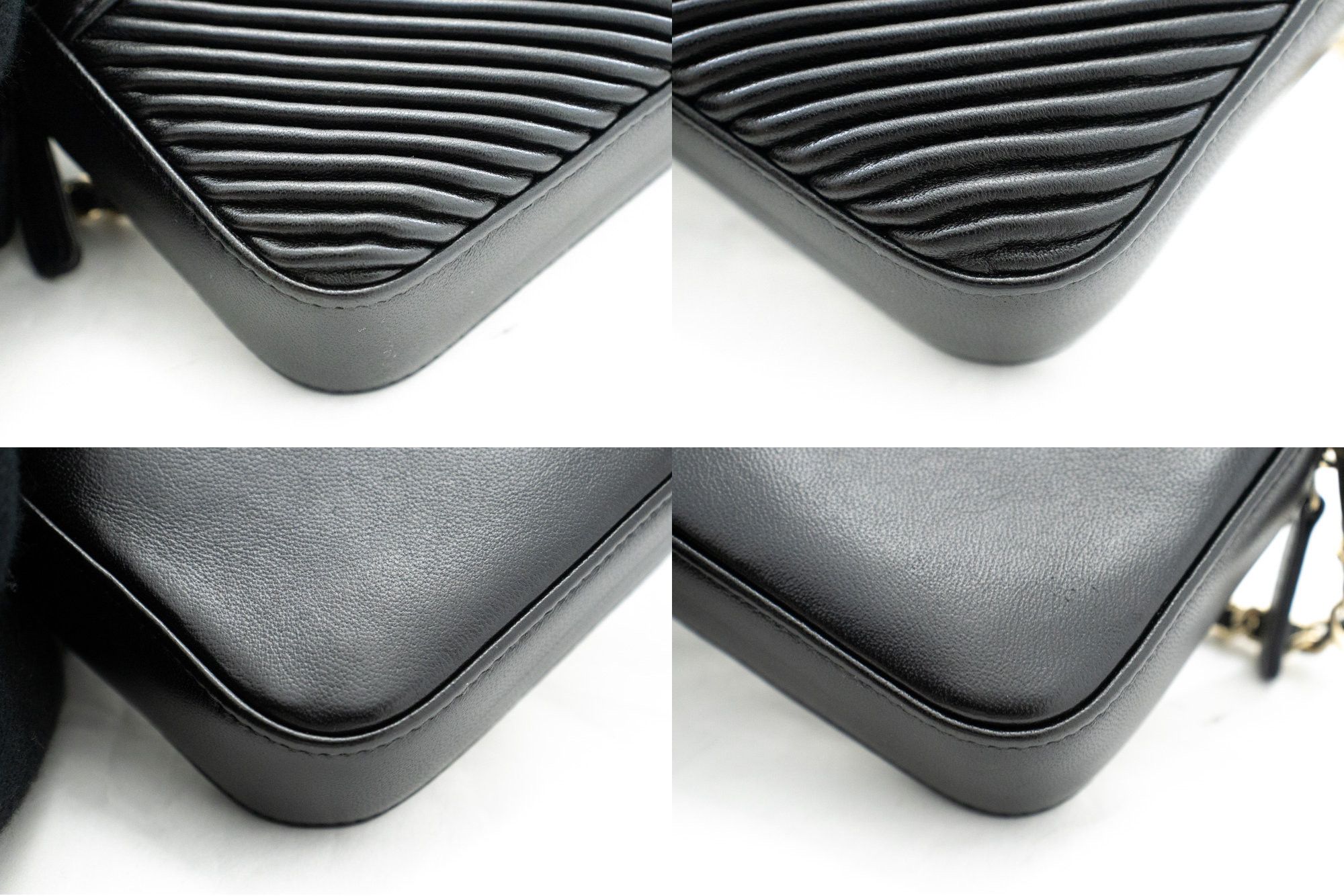 Chanel V-Stich Black Leather Wallet (Pre-Owned) Size ONE SIZE - 9 Thumbnail