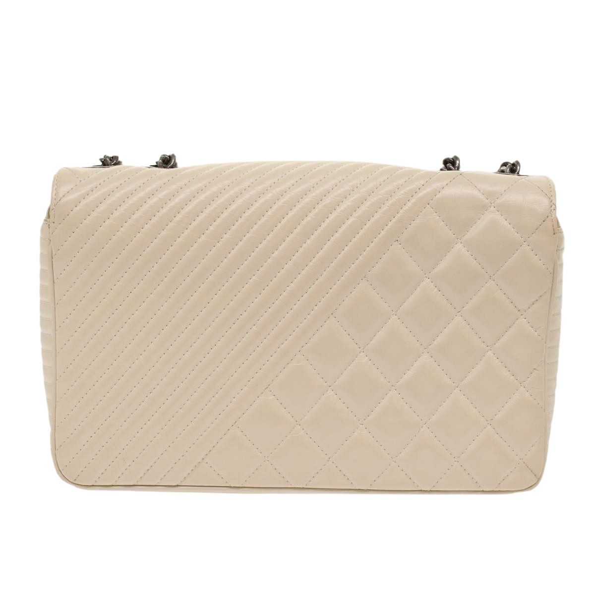 Chanel Coco Boy White Leather Shoulder Bag (Pre-Owned) Size ONE SIZE - 2 Thumbnail