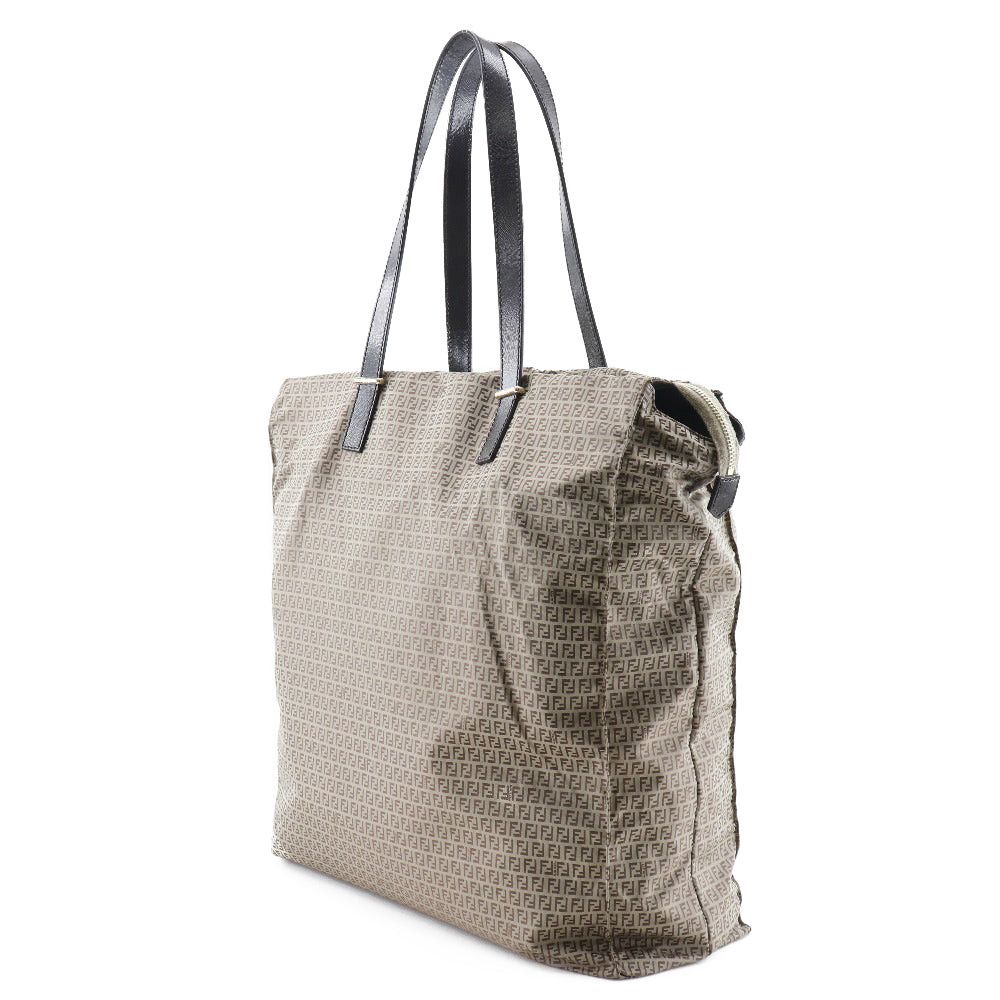 Fendi Zucchino Brown Synthetic Tote Bag (Pre-Owned) Size ONE SIZE - 3 Thumbnail