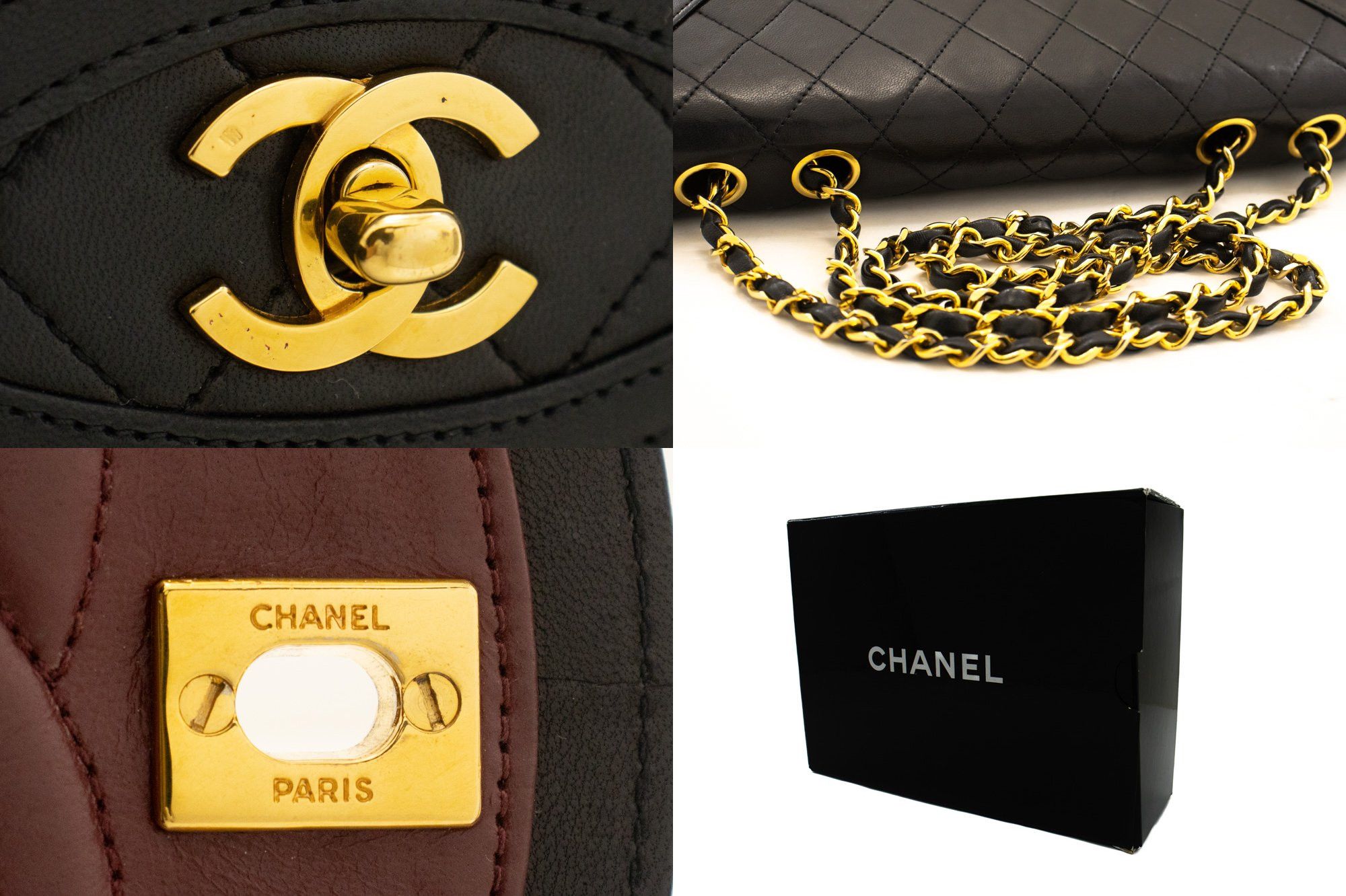 Chanel Flap Bag Black Leather Shoulder Bag (Pre-Owned) Size ONE SIZE - 6 Thumbnail