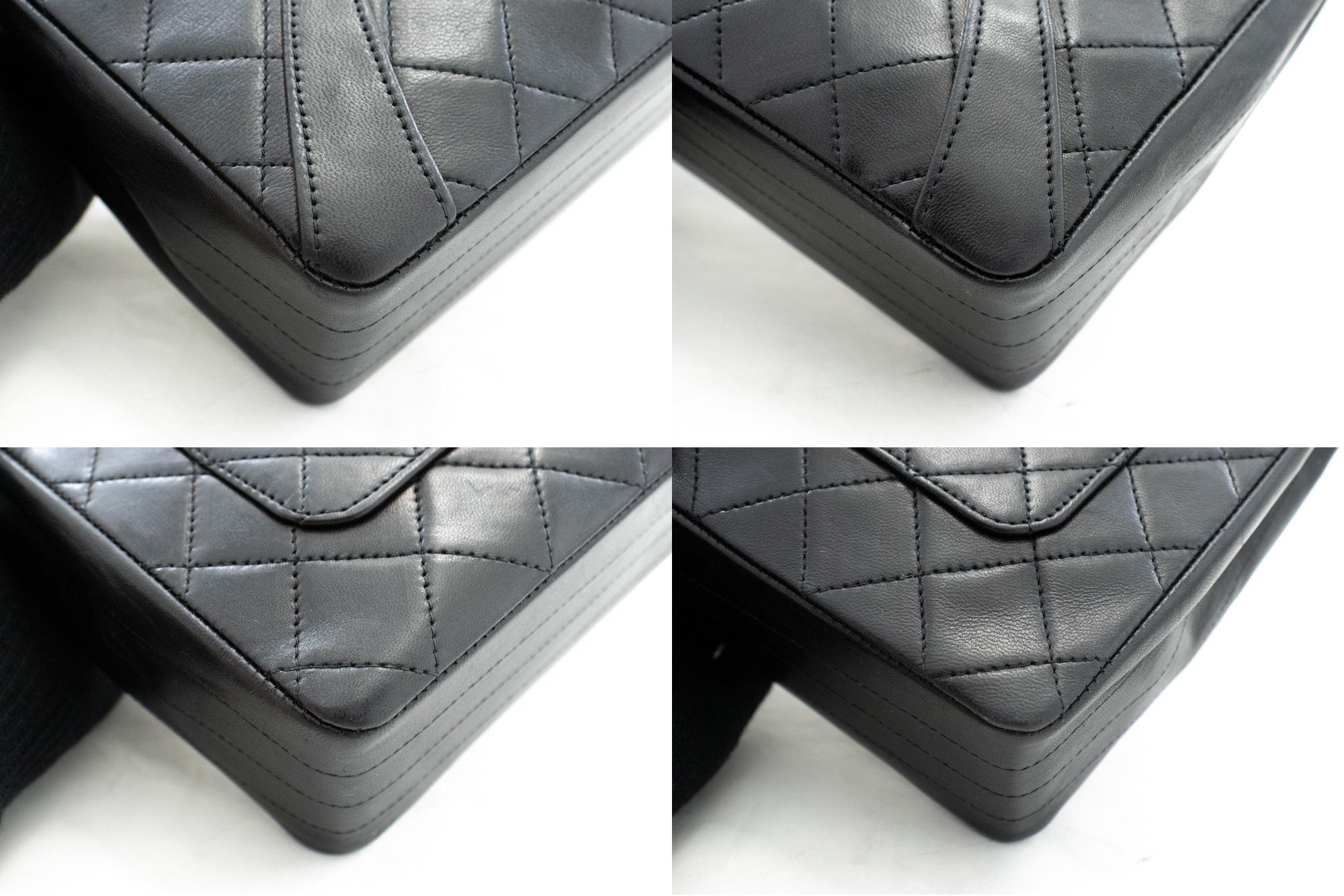 Chanel Flap Bag Black Leather Shoulder Bag (Pre-Owned) Size ONE SIZE - 9 Thumbnail