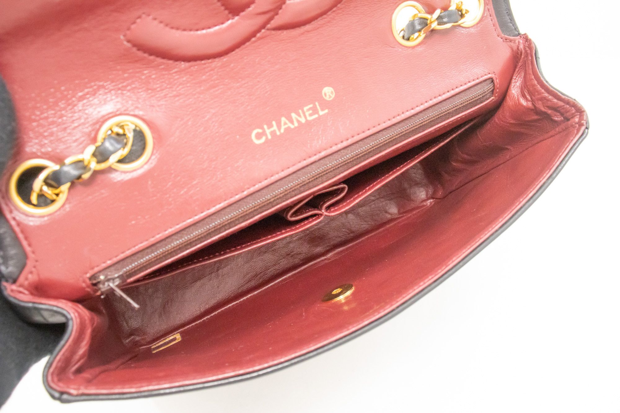 Chanel Flap Bag Black Leather Shoulder Bag (Pre-Owned) Size ONE SIZE - 11 Thumbnail