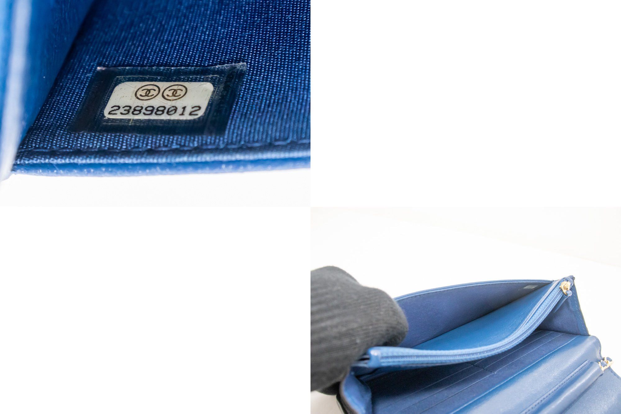 Chanel Wallet On Chain Blue Leather Wallet (Pre-Owned) Size ONE SIZE - 6 Thumbnail