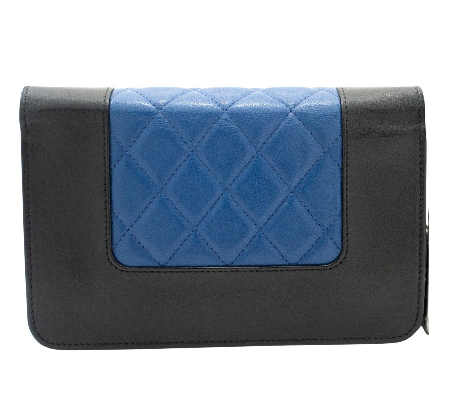 Chanel Wallet On Chain Blue Leather Wallet (Pre-Owned) Size ONE SIZE - 2 Thumbnail