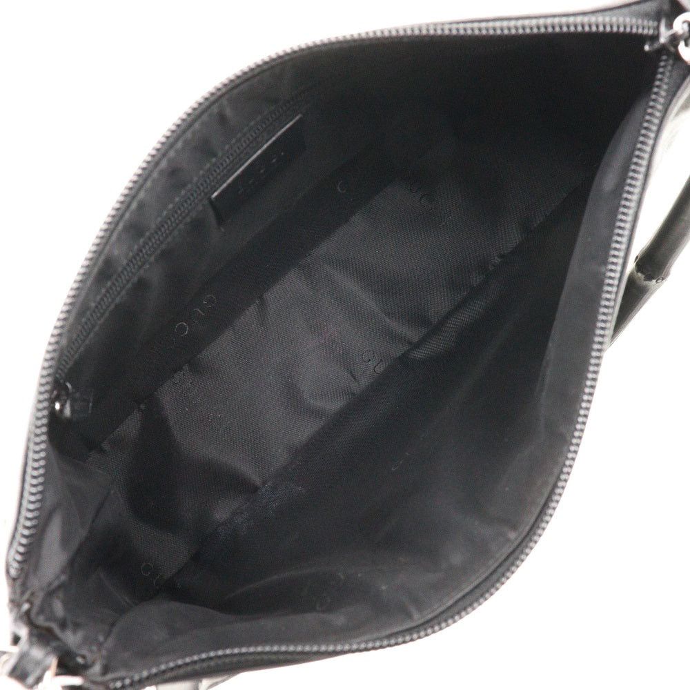 Gucci Bamboo Black Leather Shoulder Bag (Pre-Owned) Size ONE SIZE - 4 Thumbnail