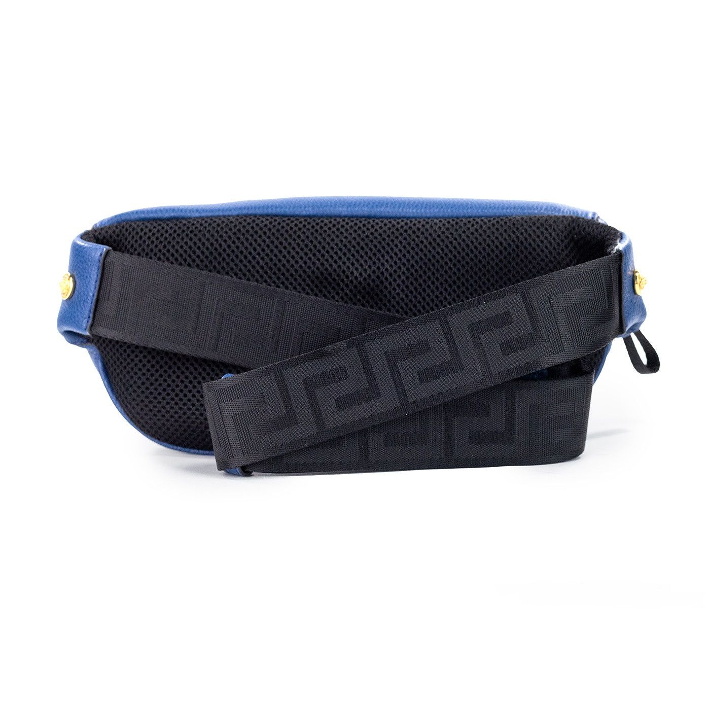 Versace Small Navy Calf Leather Medusa Pendant Fanny Waist Pack Size ONE SIZE - 2 Thumbnail