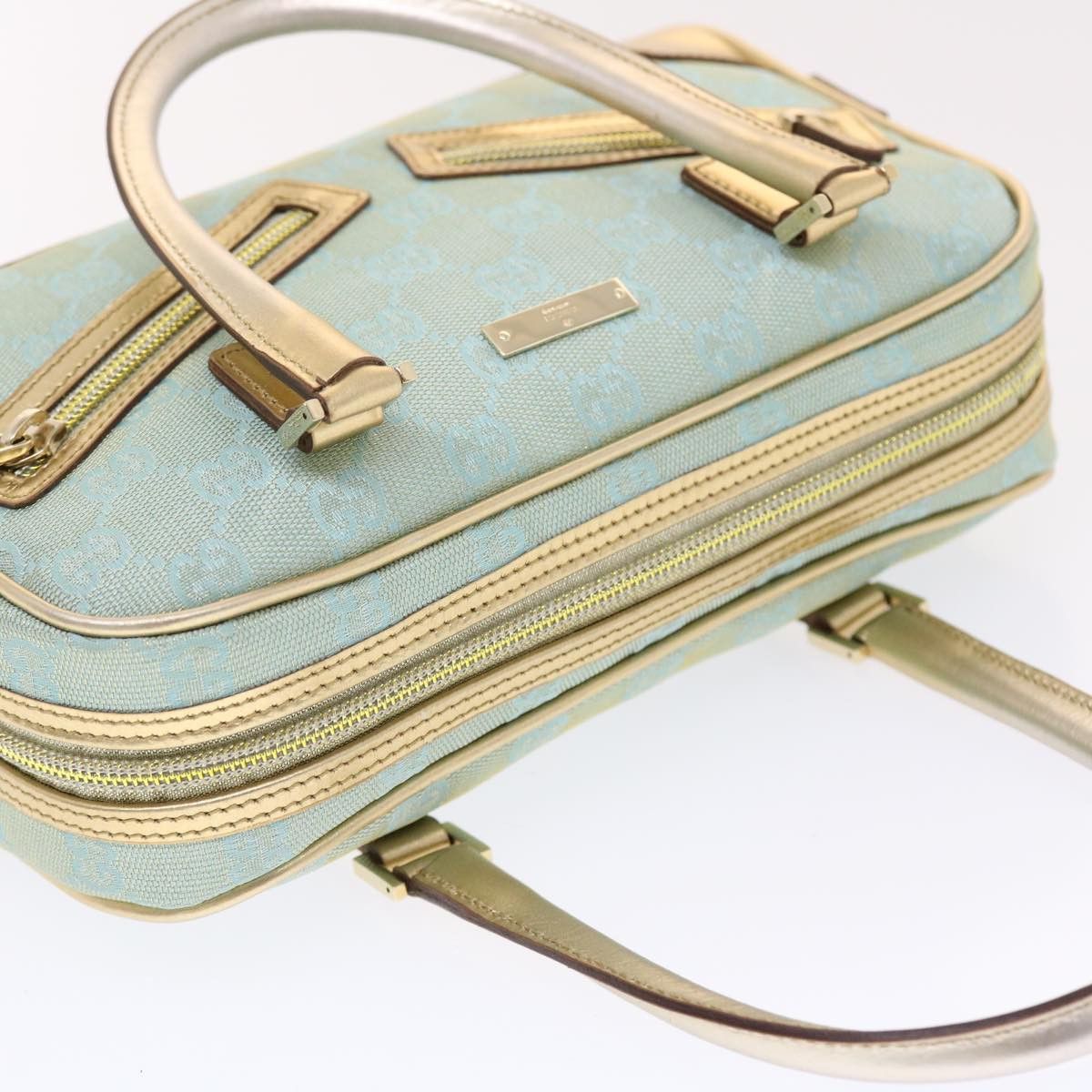 Gucci -- Blue Canvas Handbag (Pre-Owned) Size ONE SIZE - 4 Thumbnail