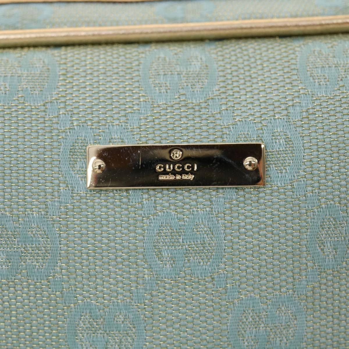 Gucci -- Blue Canvas Handbag (Pre-Owned) Size ONE SIZE - 12 Thumbnail