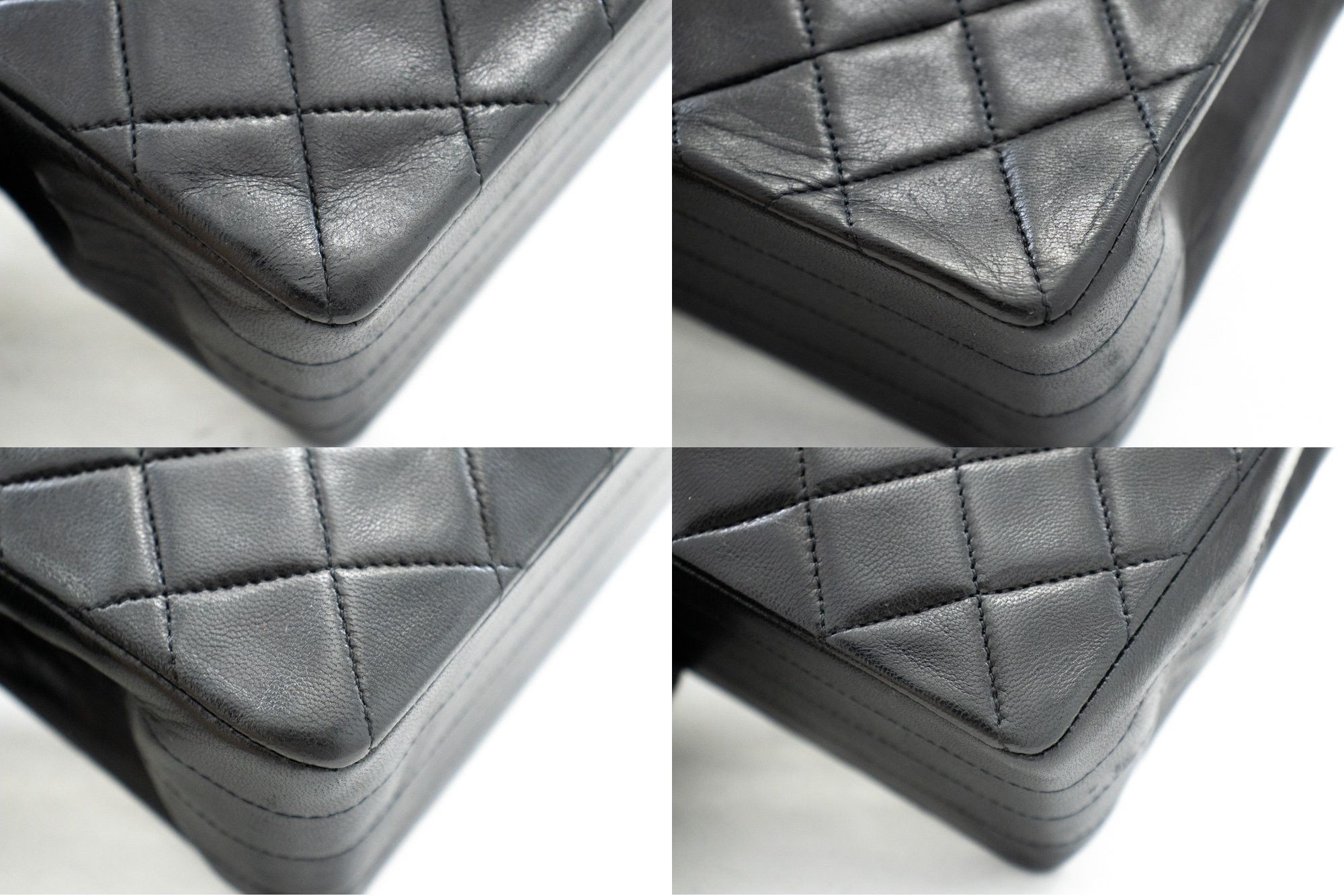 Chanel Half Moon Black Leather Shoulder Bag (Pre-Owned) Size ONE SIZE - 8 Thumbnail