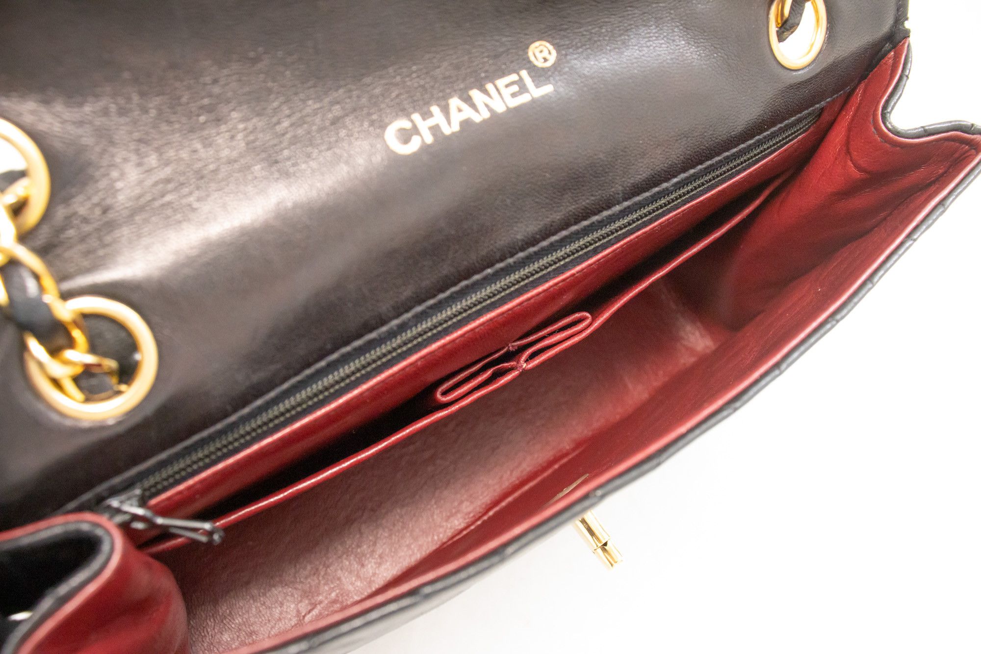 Chanel Half Moon Black Leather Shoulder Bag (Pre-Owned) Size ONE SIZE - 5 Thumbnail