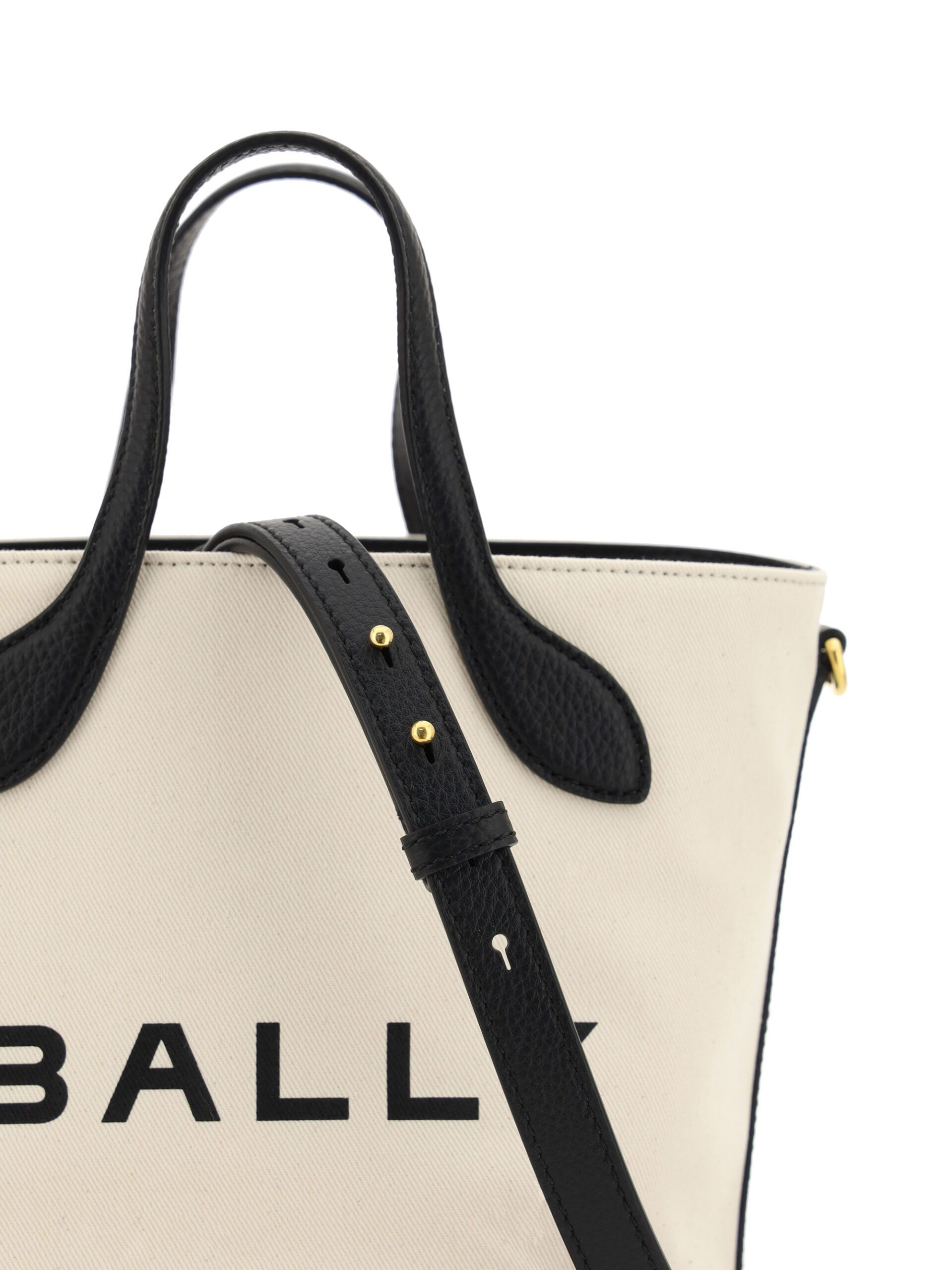 Bally Elegant Monogram Bucket Bag in Black & Women's White Size ONE SIZE - 4 Thumbnail