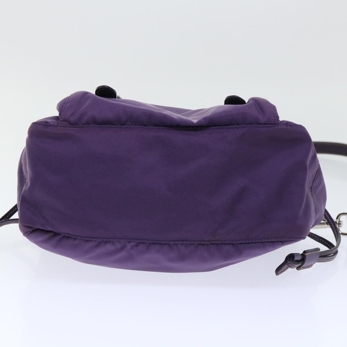 Prada Tessuto Purple Synthetic Shoulder Bag (Pre-Owned) Size ONE SIZE - 3 Thumbnail
