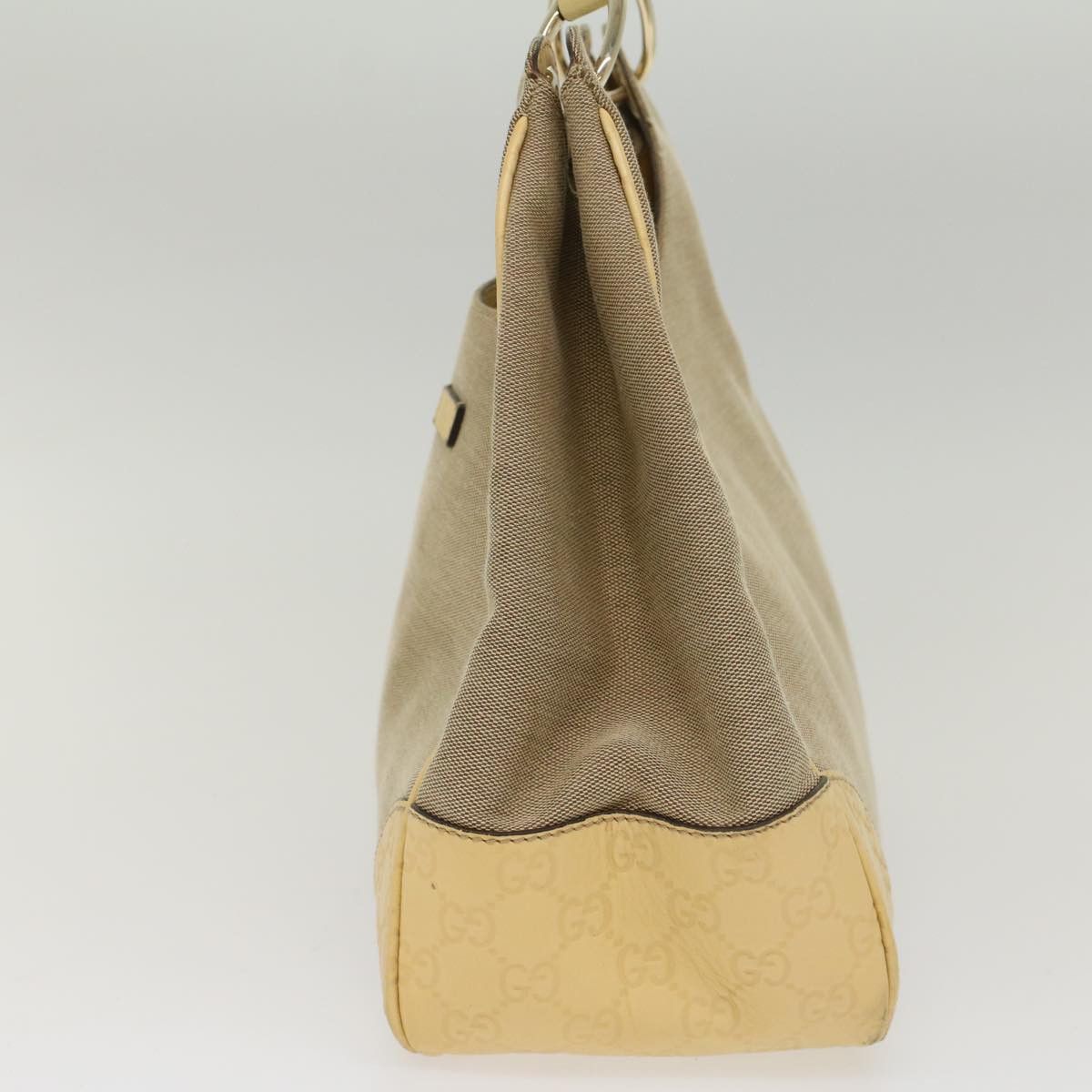 Gucci Hobo Grey Canvas Shoulder Bag (Pre-Owned) Size ONE SIZE - 11 Thumbnail