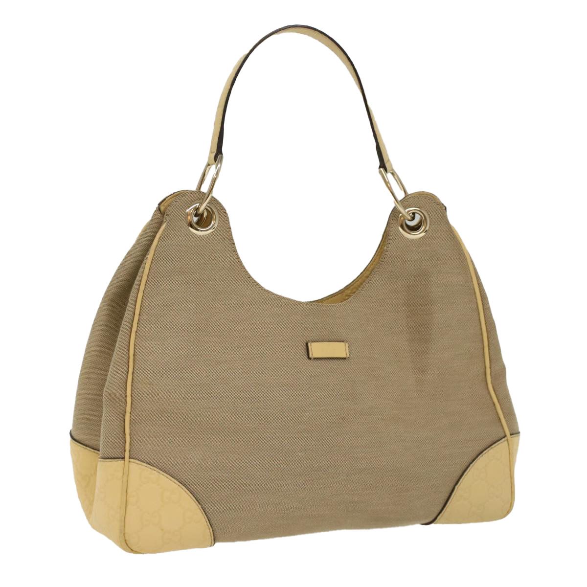 Gucci Hobo Grey Canvas Shoulder Bag (Pre-Owned) Size ONE SIZE - 10 Thumbnail