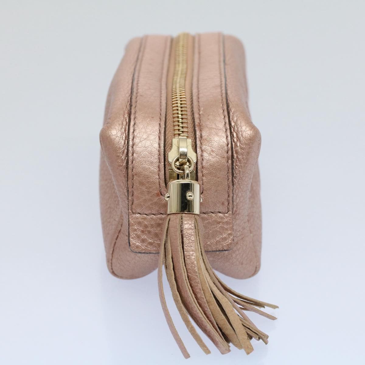 Gucci Soho Pink Leather Clutch Bag (Pre-Owned) Size ONE SIZE - 8 Thumbnail