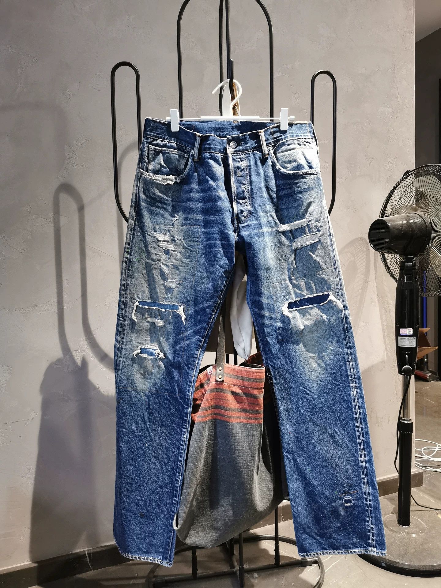 Visvim visvim dry5 wash destroys jeans Size US 34 / EU 50 - 2 Thumbnail