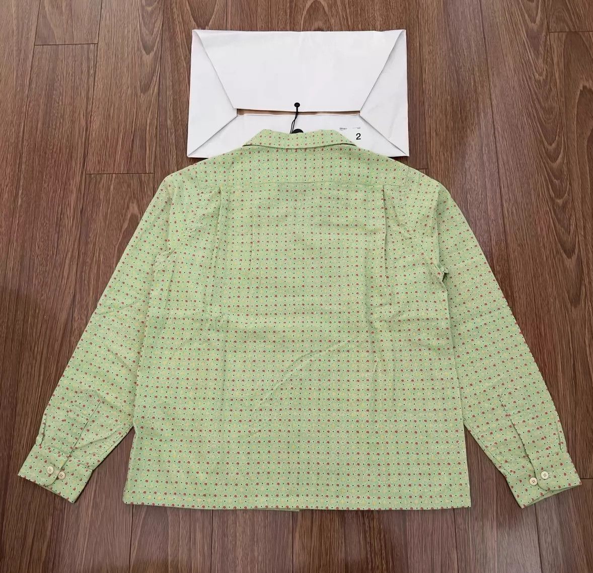 Visvim VISVIM BOOMER KHADI L/S plaid polka dot long sleeve Khadi print for old long sleeve shirt Size US XL / EU 56 / 4 - 2 Thumbnail
