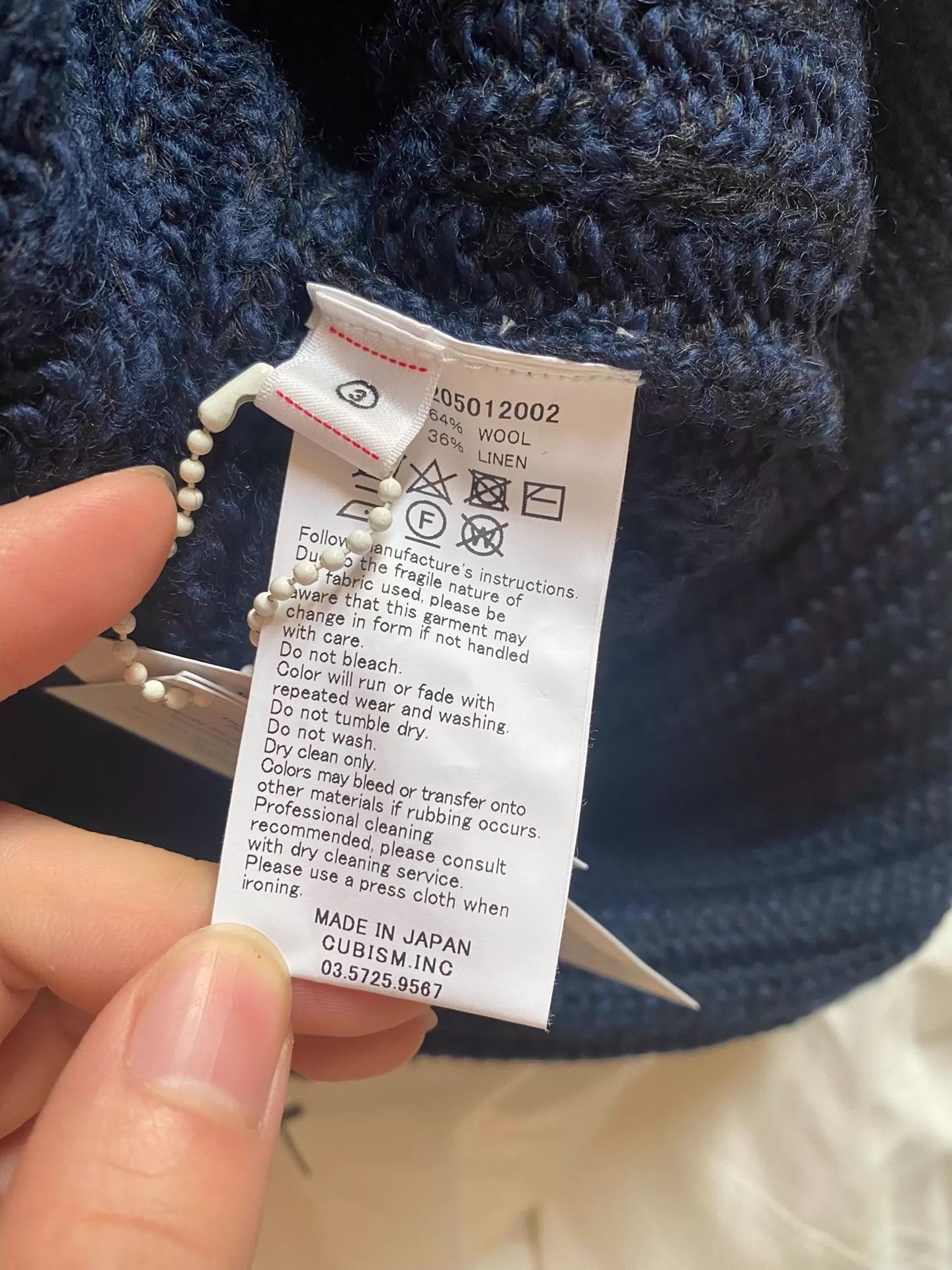 visvim amplus turtleneck sweater 21aw navy