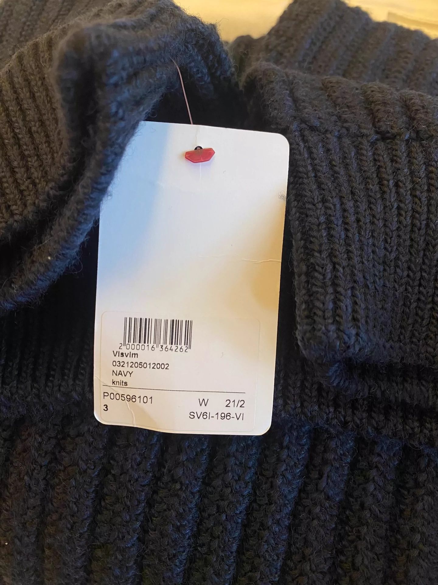visvim amplus turtleneck sweater 21aw navy