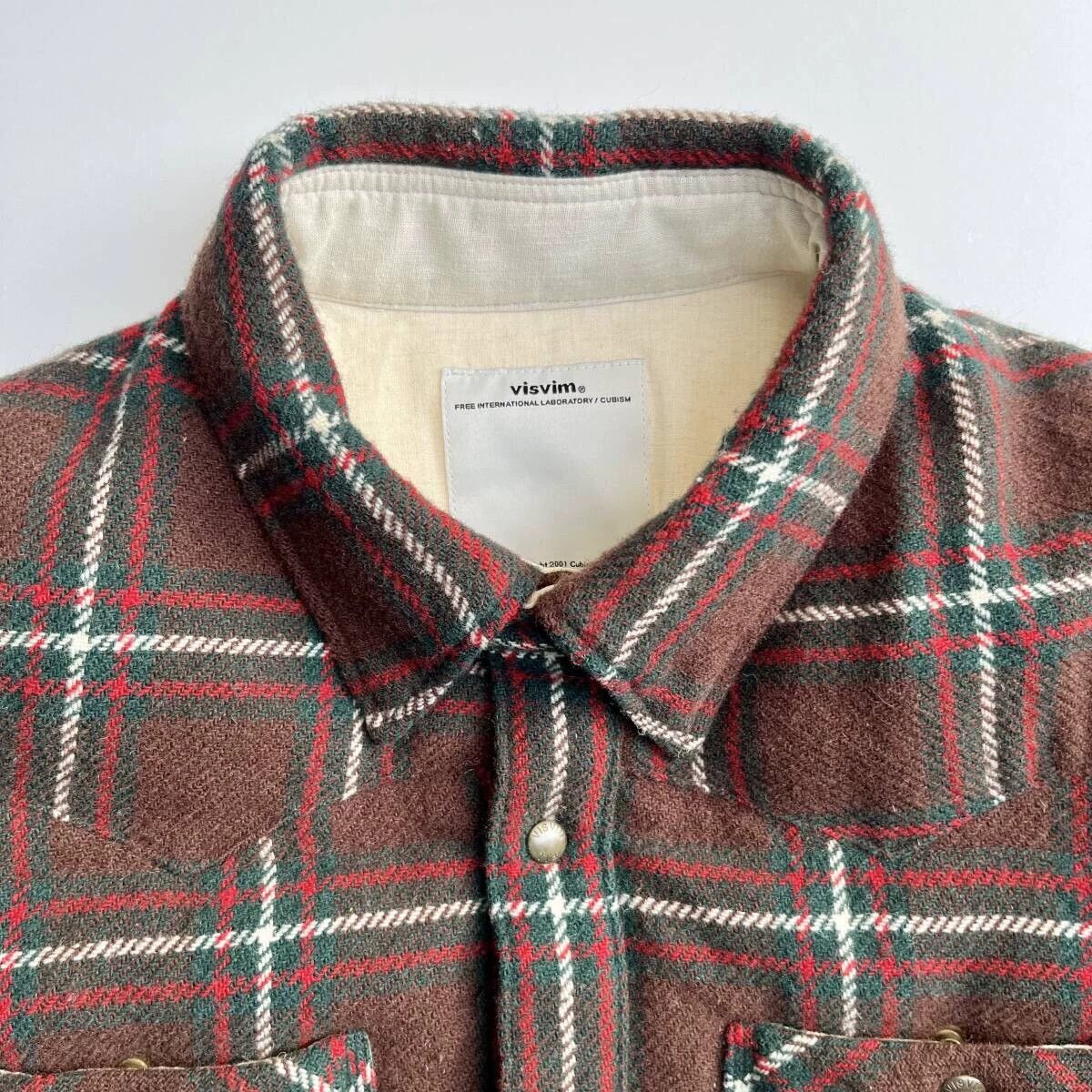 Visvim VISVIM wool long-sleeved shirt Size US M / EU 48-50 / 2 - 3 Thumbnail