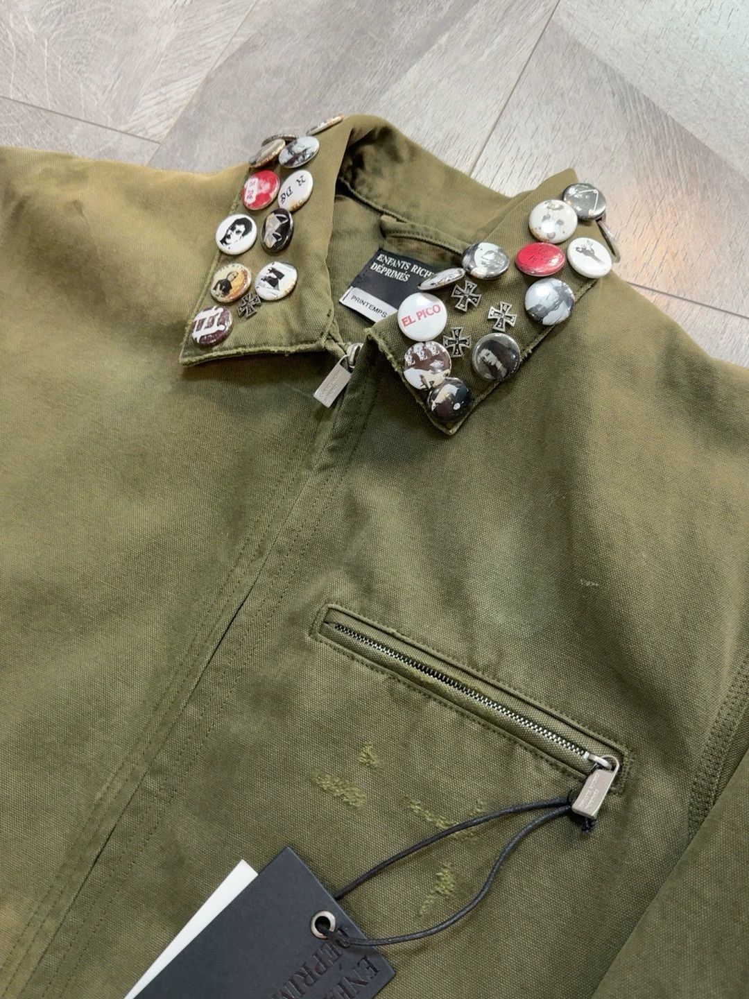 Enfants Riches Deprimes Enfants Riches Deprimes Army green old collar jacket Size US XL / EU 56 / 4 - 2 Thumbnail