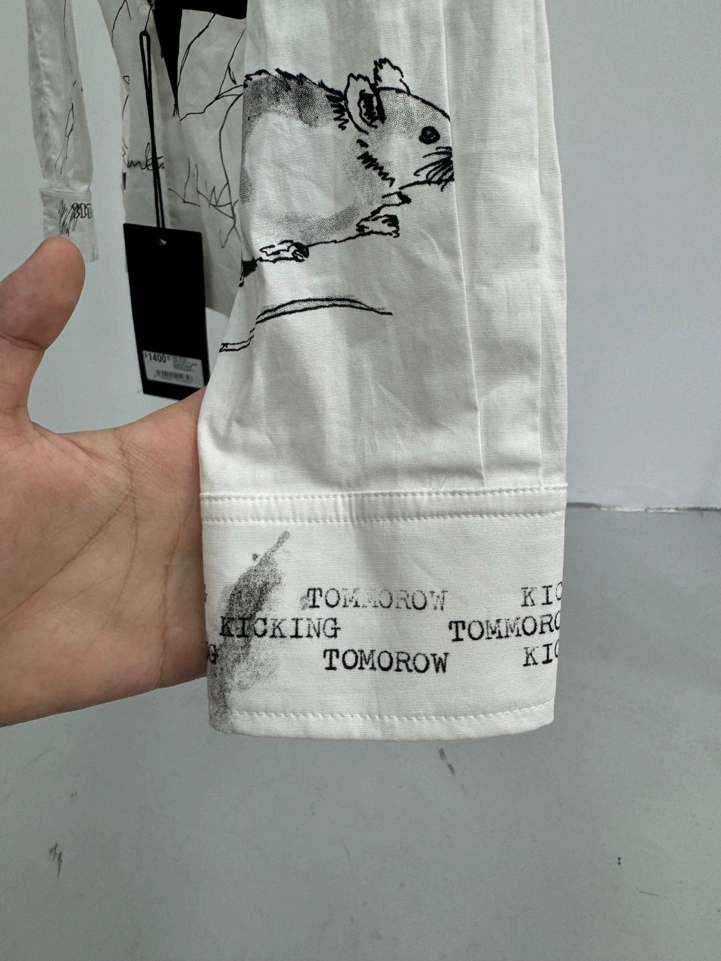 Enfants Riches Deprimes Enfants Riches Deprimes Kick Tomorrow's Hand-painted Graffiti Shirt Size US S / EU 44-46 / 1 - 5 Thumbnail