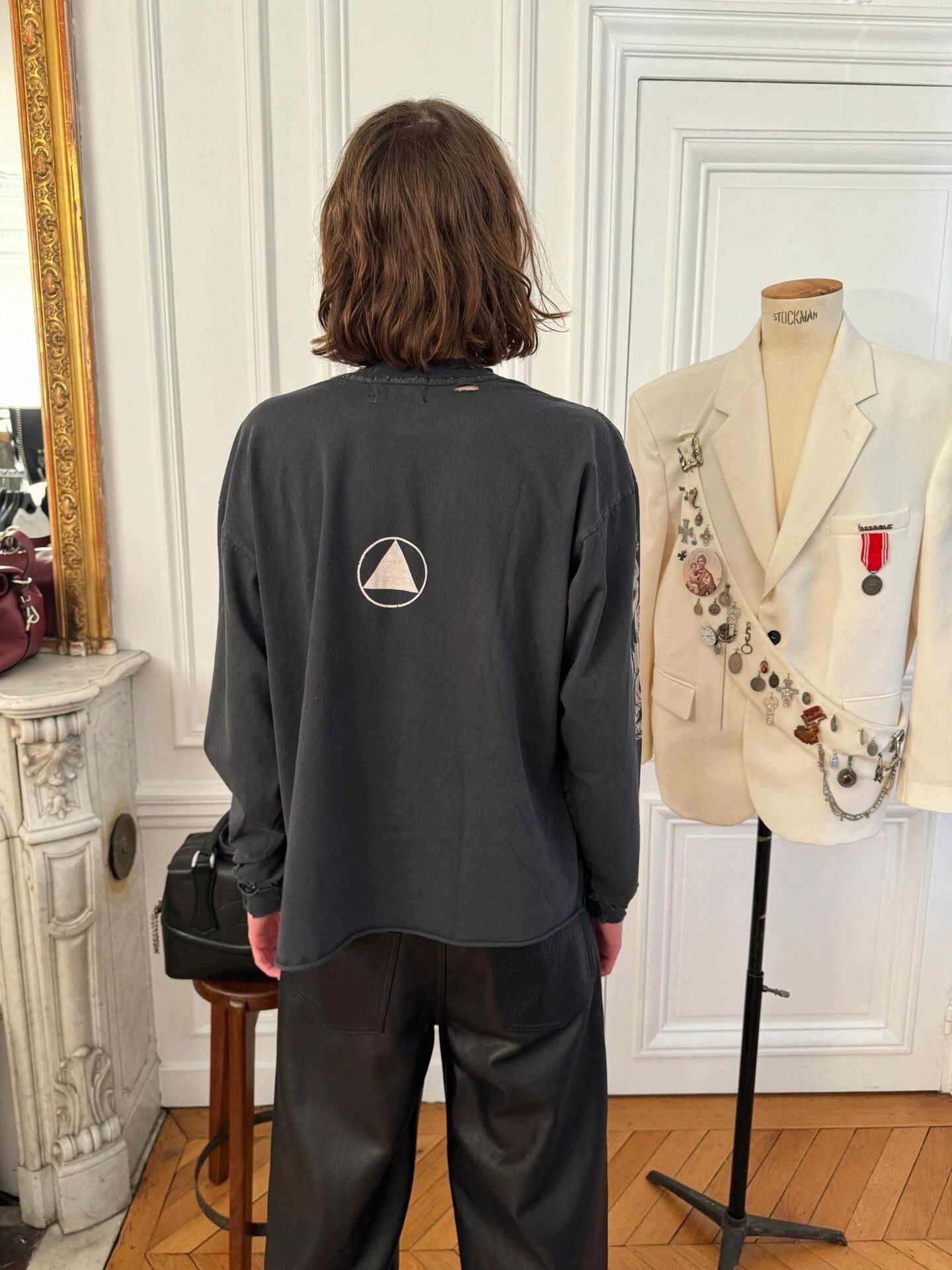 Enfants Riches Deprimes Enfants Riches Deprimes Portrait printed long sleeve tee Size US M / EU 48-50 / 2 - 7 Thumbnail