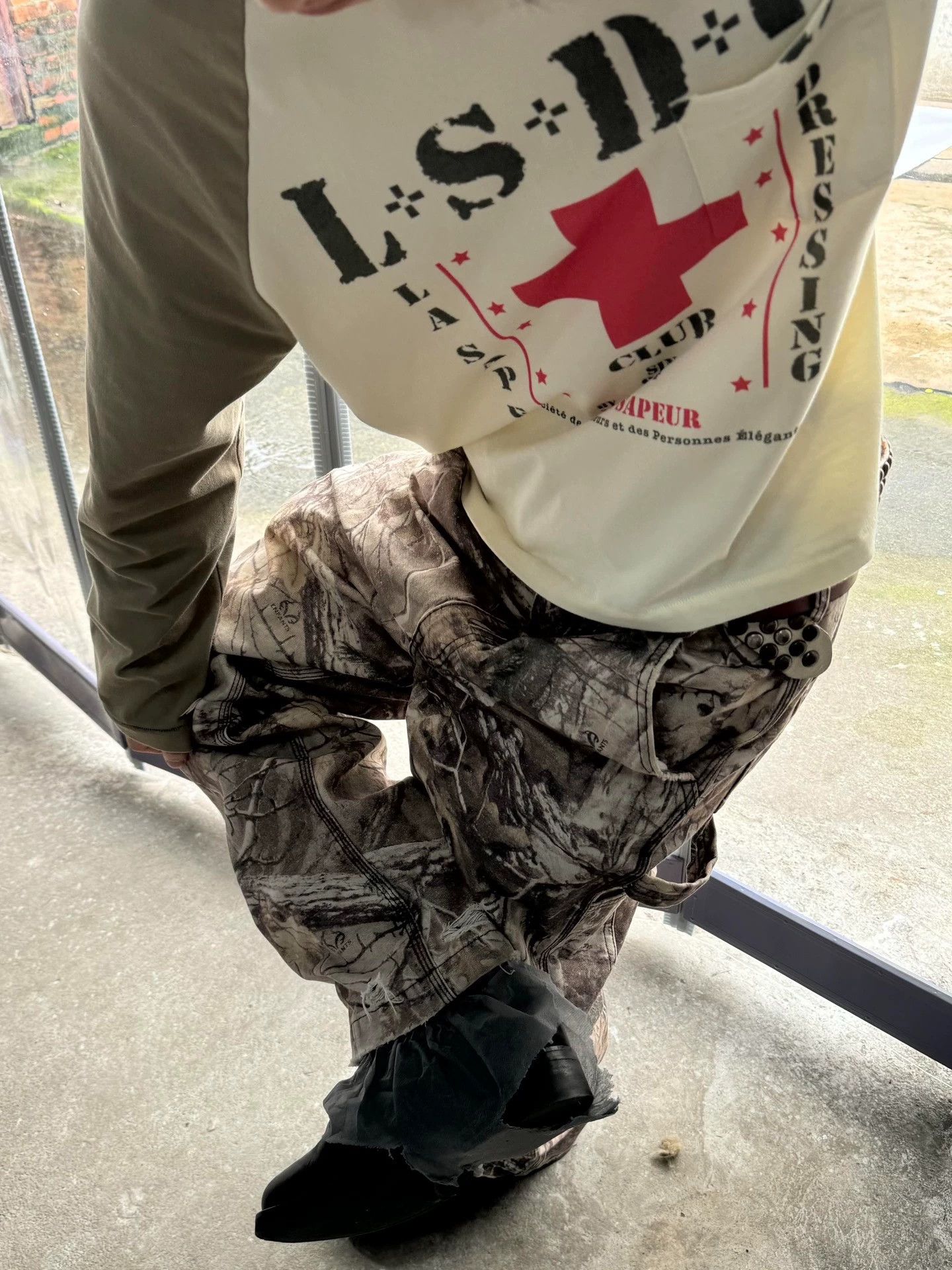 Enfants Riches Deprimes Enfants Riches Deprimes Branch camouflage overalls Size US 30 / EU 46 - 6 Thumbnail