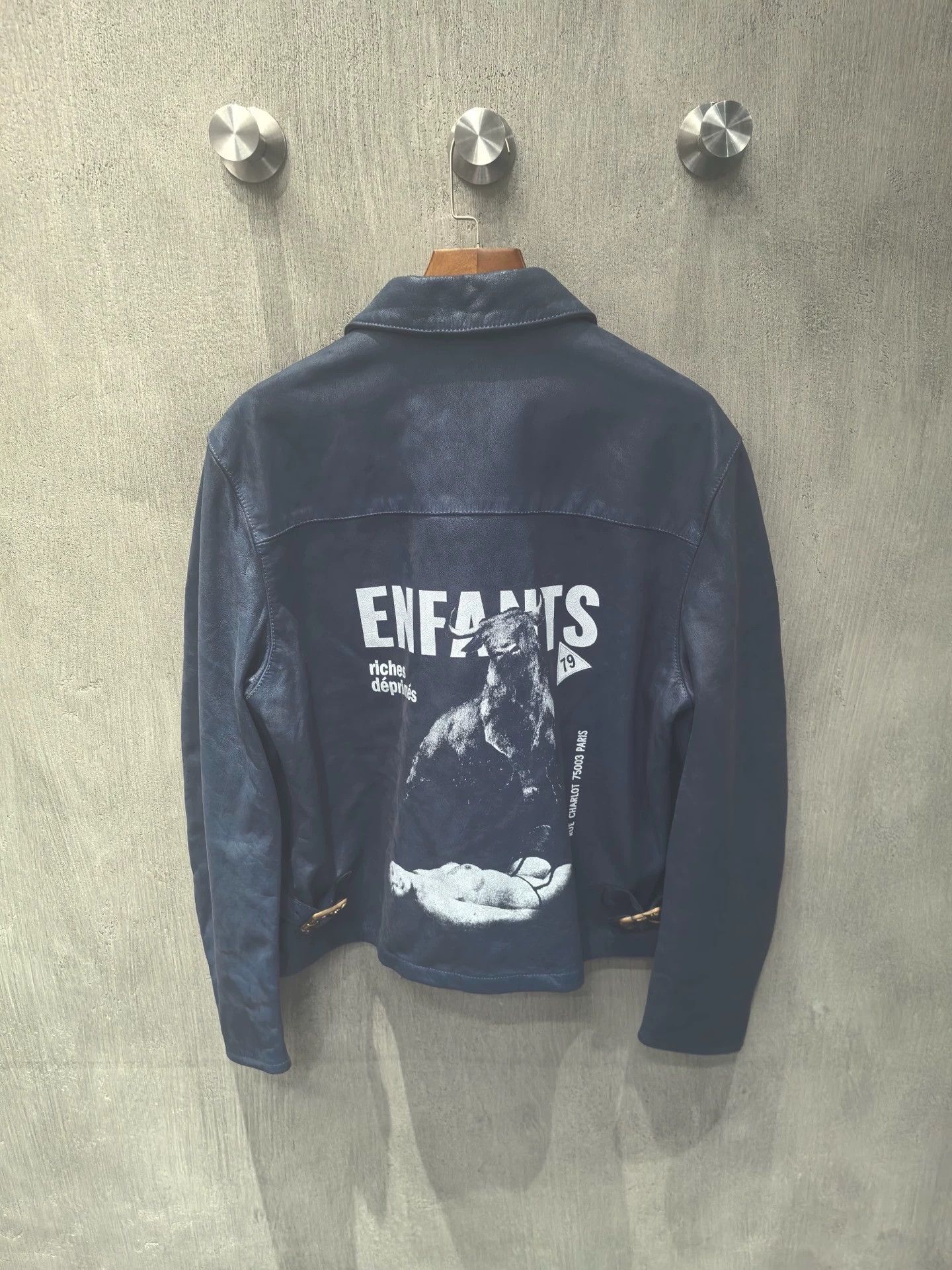 Enfants Riches Deprimes Enfants Riches Deprimes Angry bull leather coat Size US XL / EU 56 / 4 - 2 Thumbnail